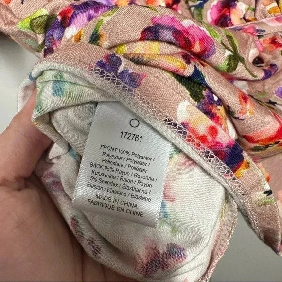 Anthropologie Dolan Short Sleeve Floral Blouse Shirt - Picture 2 of 5